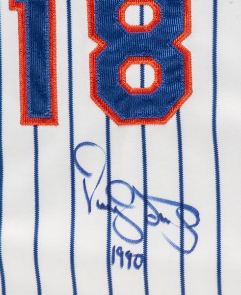 1982 Darryl Strawberry Signed Game Worn Tidewater Tides Jersey -, Lot  #83383