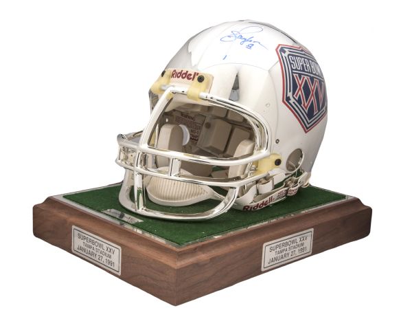 Super Bowl XXV (25) (Limited Edition) Silver Anniversary Helmet