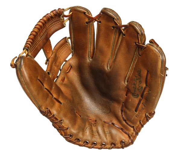 Mickey Mantle's 1966-68 Game Used First Baseman's Glove