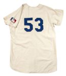 1967 Don Drysdale Game Worn Los Angeles Dodgers Jersey (Mears and Bat Boy LOA)