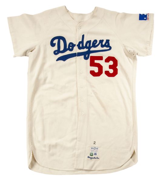 DON DRYSDALE OLD TIMERS DODGERS GAME-WORN JERSEY MYSTERY SWATCH BOX!
