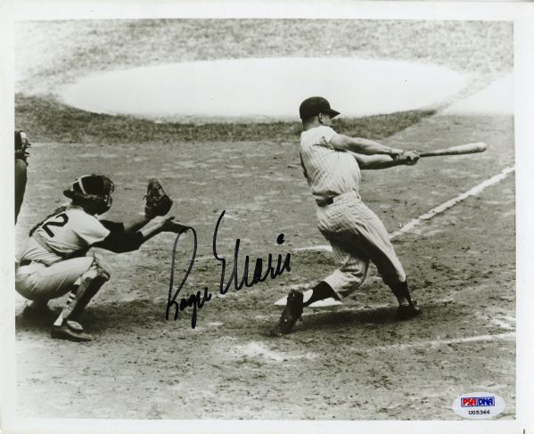 Lot Detail - Roger Maris Signed 61st Home Run New York Yankees 8x10  Photograph
