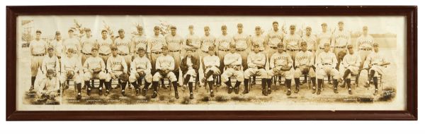 1928 World Champion New York Yankees Murderer's Row Team Panorama