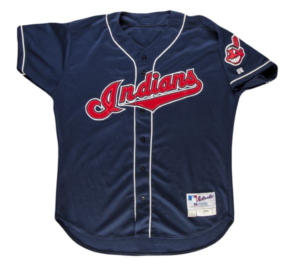 Lot Detail - 2000 Bartolo Colon Game Worn and Signed Cleveland Indians  Jersey Personalized to Raul Mondesi