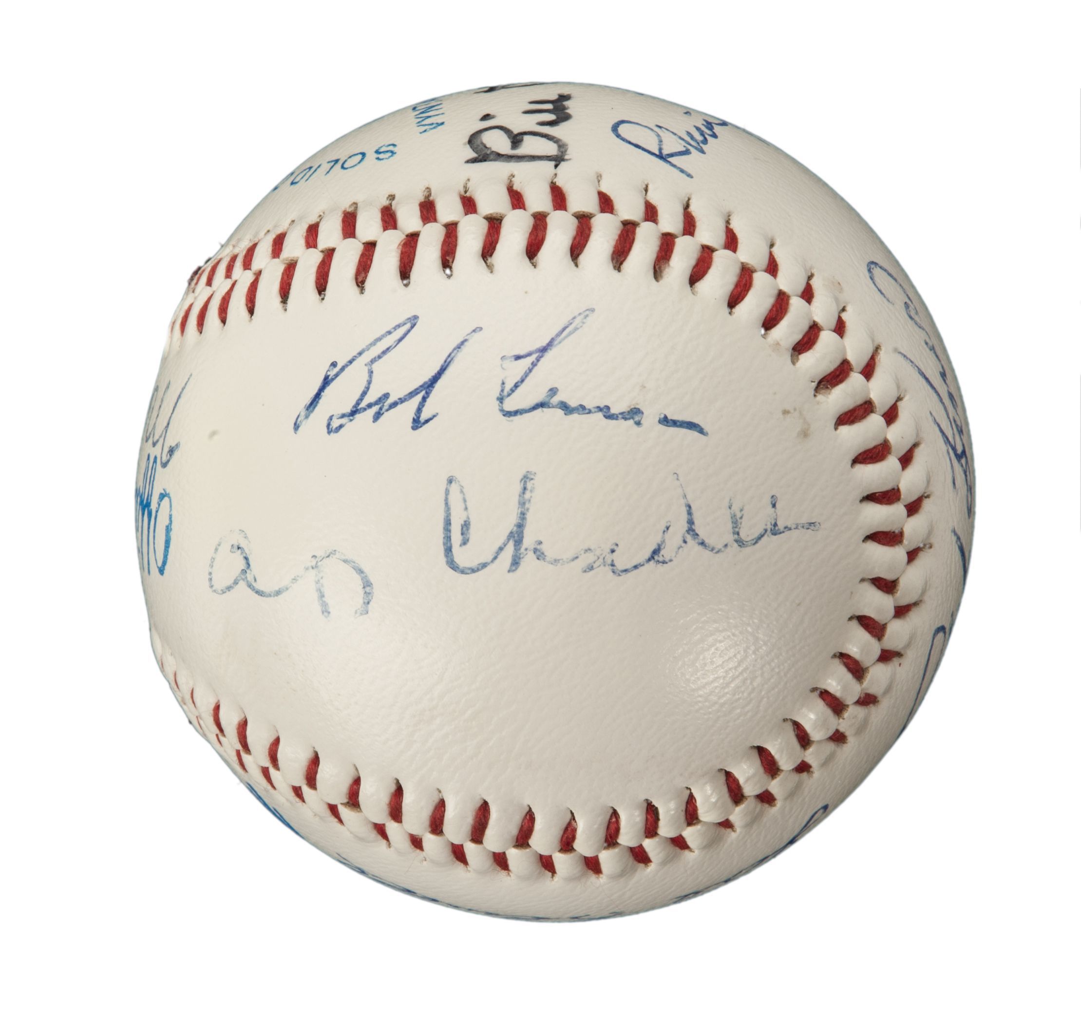 Lot Detail - Multi-Signed Hall of Famer Baseball Signed By 12 Including ...