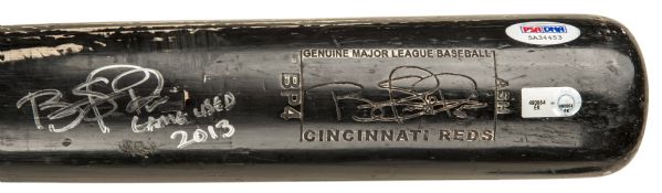 Lot Detail - 2013 Brandon Phillips Game Used and Signed Louisville Slugger  Bat (MLB Authenticated)