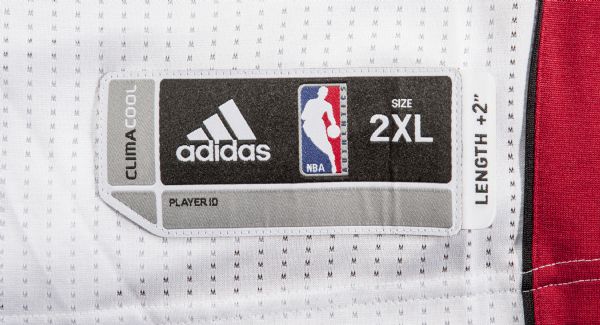 LeBron James Miami Heat Autographed adidas 2013 NBA Finals Patch