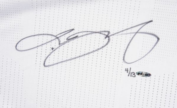 LeBron James Miami Heat Autographed Finals Patch Jersey