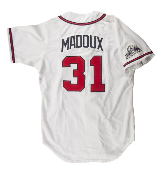 Vintage Atlanta Braves #31 Maddux MLB Baseball Jersey