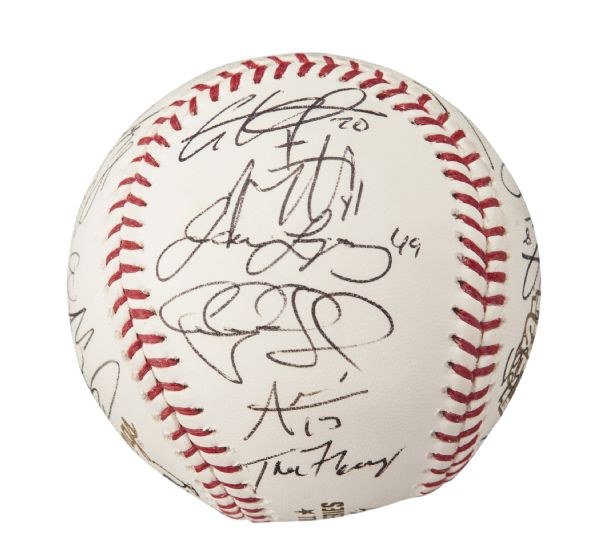 Lot Detail - 2012 World Champion San Francisco Giants Team Signed Baseball  With 28 Signatures