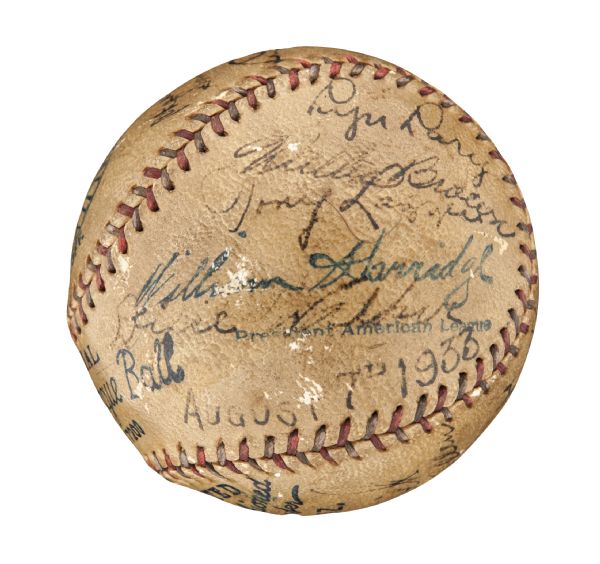 1927 NY Yankees WS Champs Team Signed Baseball Babe Ruth Lou Gehrig PSA DNA  COA