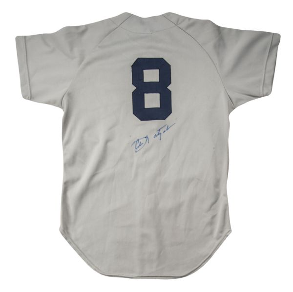 Lot Detail - 1983 Carl Yastrzemski Game Worn and Signed Boston Red Sox Road  Jersey (MEARS A-10)