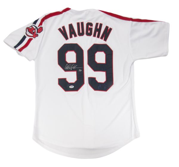 Charlie Sheen Rick Vaughn Major League Cleveland Indians Signed Autograph Custom Framed Jersey Suede Matted WILD THING Name plate JSA WItnessed Certified 