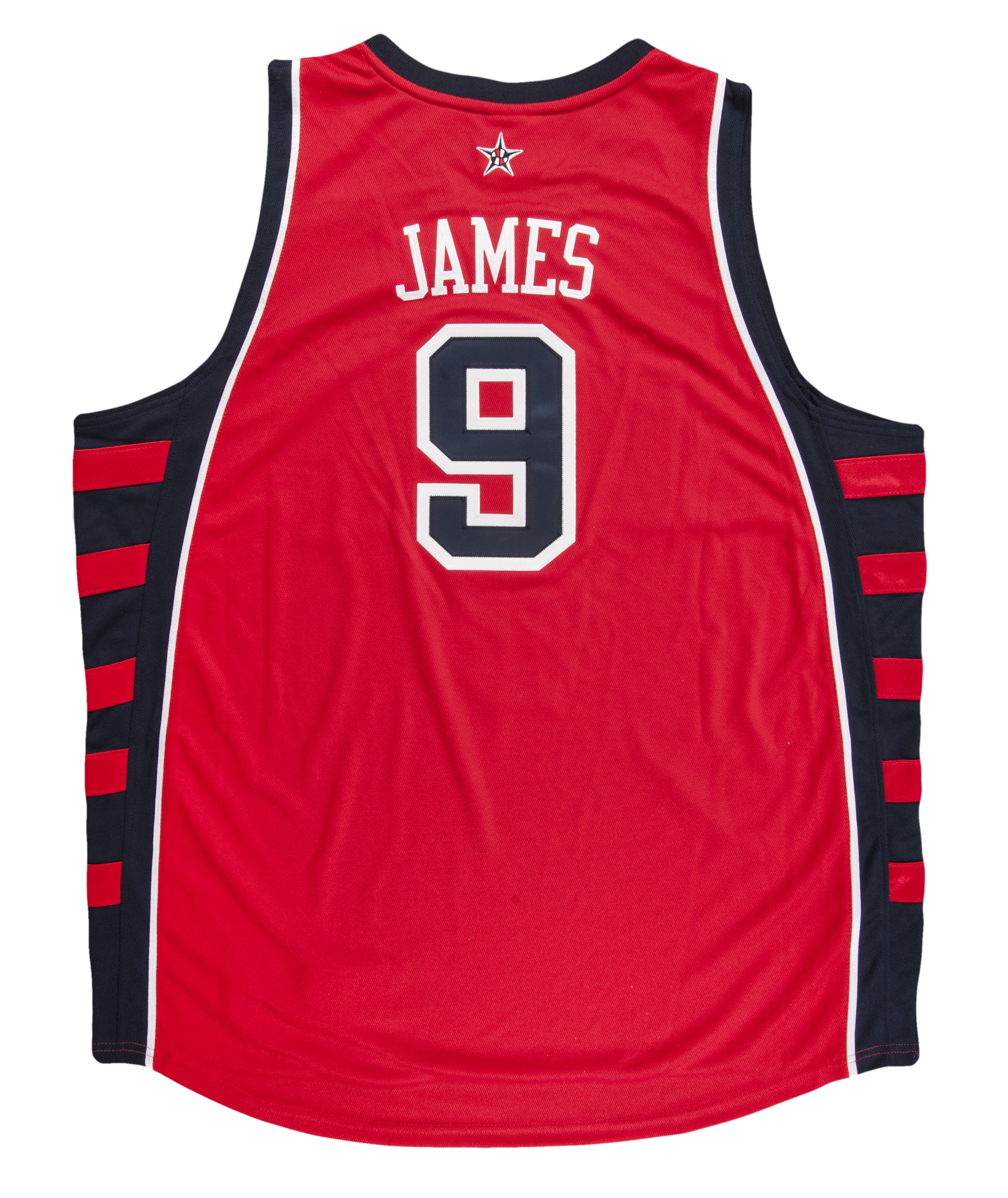 Lot Detail - Lebron James Autographed USA Olympic Basketball Team Red ...