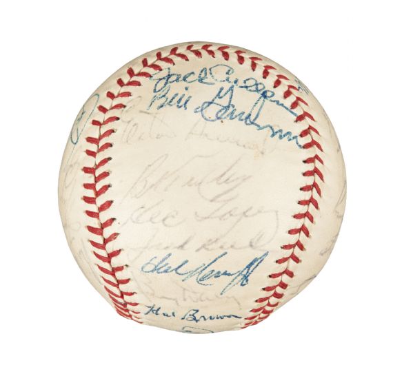 Lot Detail - 1962 Washington Senators Team Signed Ball