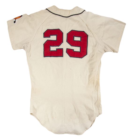 1965 Vintage Red Sox Game Worn Jersey Flannel