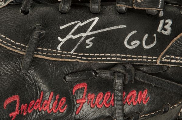 Lot Detail - 2013 Freddie Freeman Game Used and Signed Rawlings Fielders  Glove (PSA/DNA)