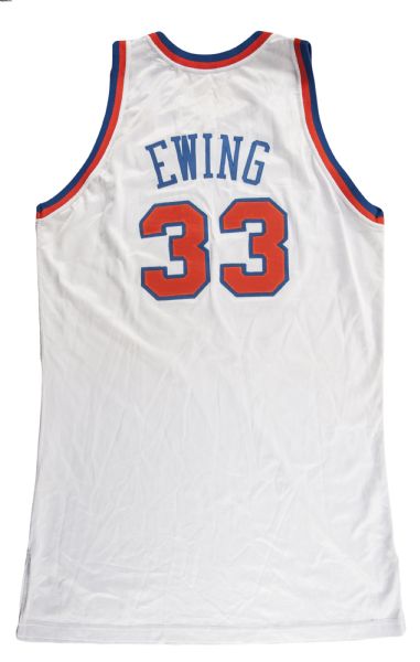 Lot Detail - 1994-1995 Patrick Ewing NY Knicks Game-Used Home Jersey