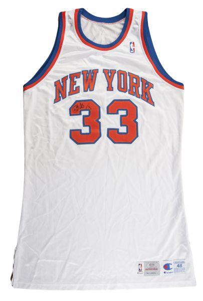 Lot Detail - 1993/94 Patrick Ewing Game Worn and Signed New York Knicks ...
