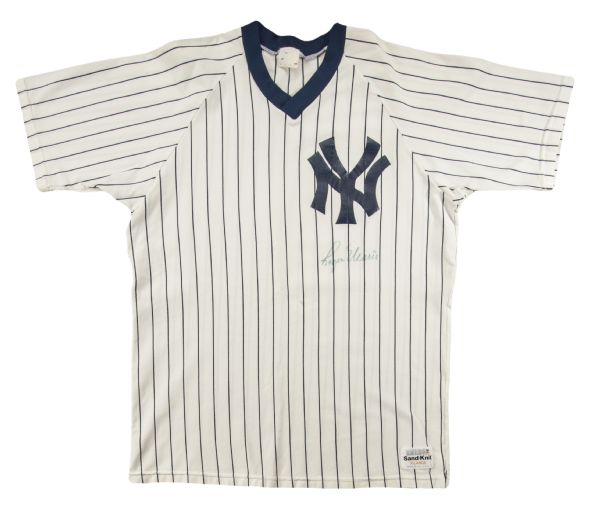 signed yankees jersey