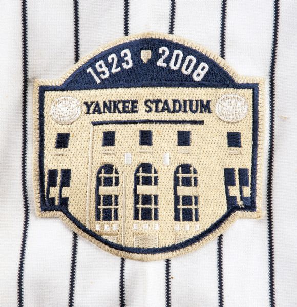 Derek Jeter 2008 New York Yankees Men's Home White Jersey w/ All Star  Patch