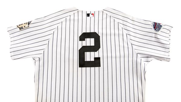 New York Yankees Derek Jeter Majestic Authentic Jersey 48 1923-2008 Patch