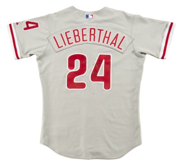 2002 Mike Lieberthal Philadelphia Phillies Authentic Majestic MLB Jersey  Size 40 Medium – Rare VNTG