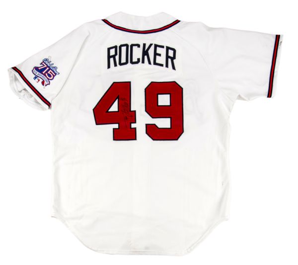 John Rocker Signed Atlanta Red Baseball Jersey JSA 