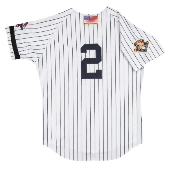 Derek Jeter Signed LE Yankees Majestic Authentic On-Field Jersey With (5)  World Series Patches (MLB Hologram & Steiner COA)
