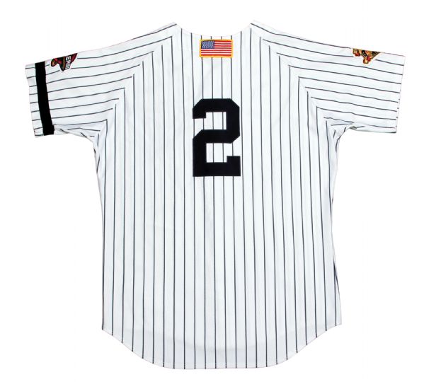 Derek Jeter Signed 2001 World Series New York Yankees Game Model Jerse —  Showpieces Sports
