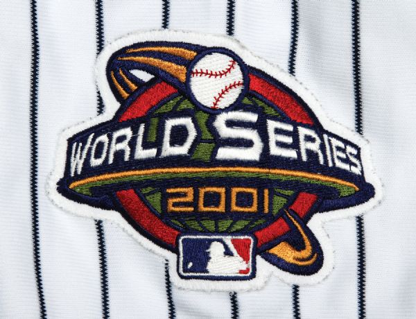 Lot Detail - 2001 Derek Jeter Game Worn New York Yankees Home Jersey  Prepared For World Series (Steiner)