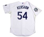 2008 Clayton Kershaw Game Worn, Signed and Photo Matched Jersey From His First MLB Game (Mei Gray and Steiner)