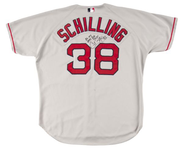 2000 Curt Schilling Game Worn Philadelphia Phillies Jersey with, Lot  #53484