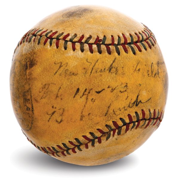 Signed Babe Ruth baseball, other Bambino belongings up for auction