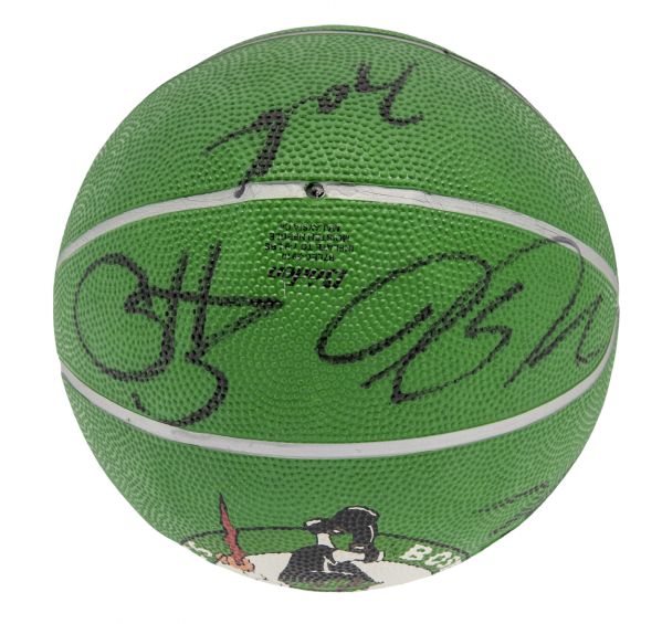 Paul Pierce Boston Celtics Autographed Green and Gold 2007-08