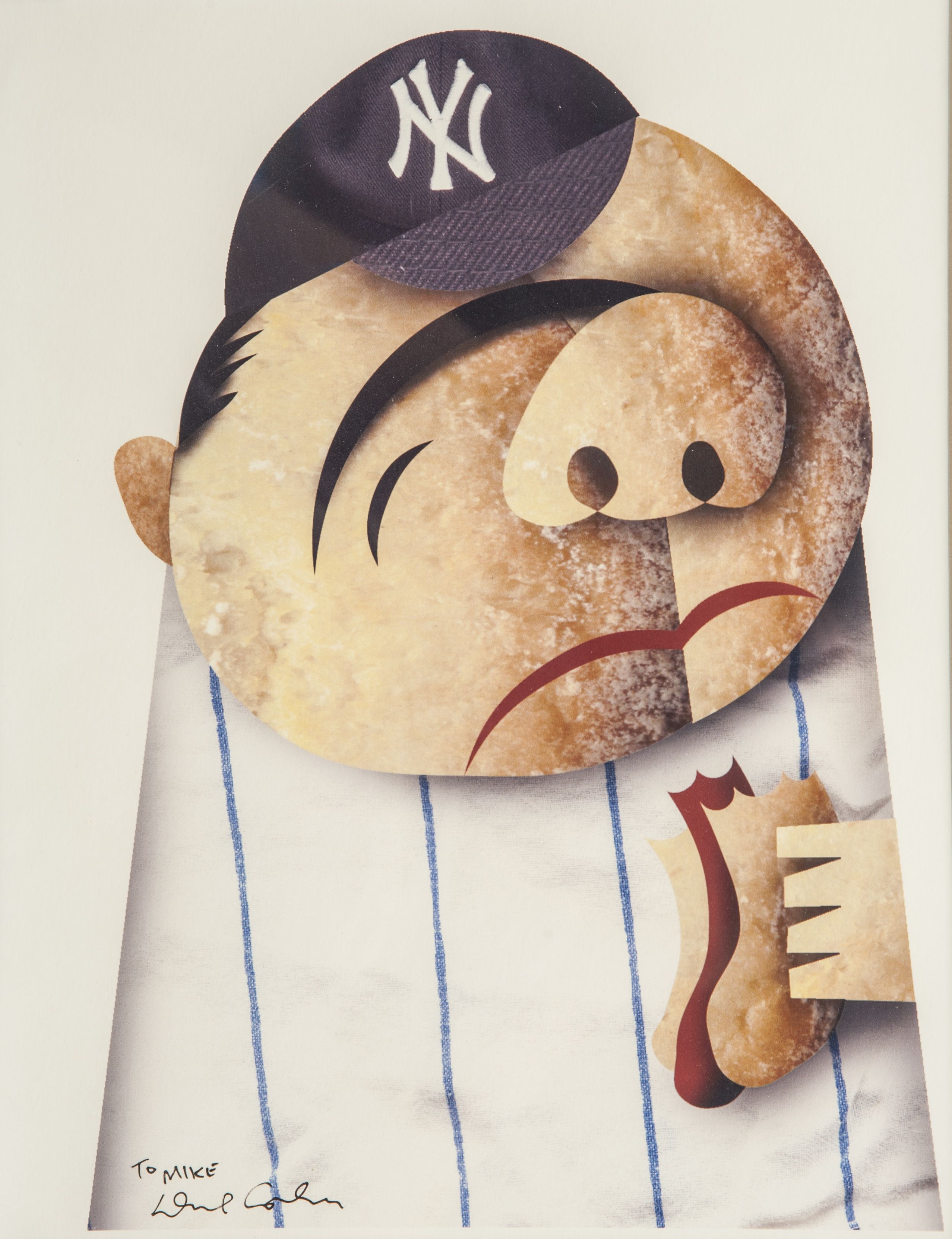 Lot Detail - Illustration of Babe Ruth by Izra Cohen