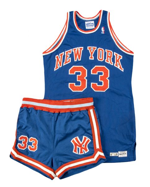 Lot Detail - 1988 New York Knicks Player-Worn Warm-Up Pants Attributed To  Patrick Ewing (2)
