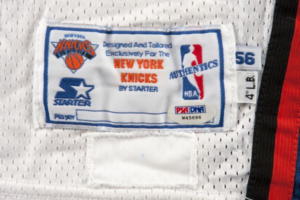 Lot Detail - 1999-2000 Patrick Ewing New York Knicks Game-Used Road Jersey