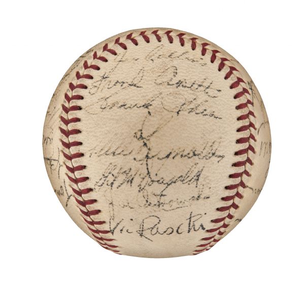 Autographed New York Yankees Joe DiMaggio, Yogi Berra Fanatics Authentic  Rawlings 1951 Baseball with Multiple Signatures 