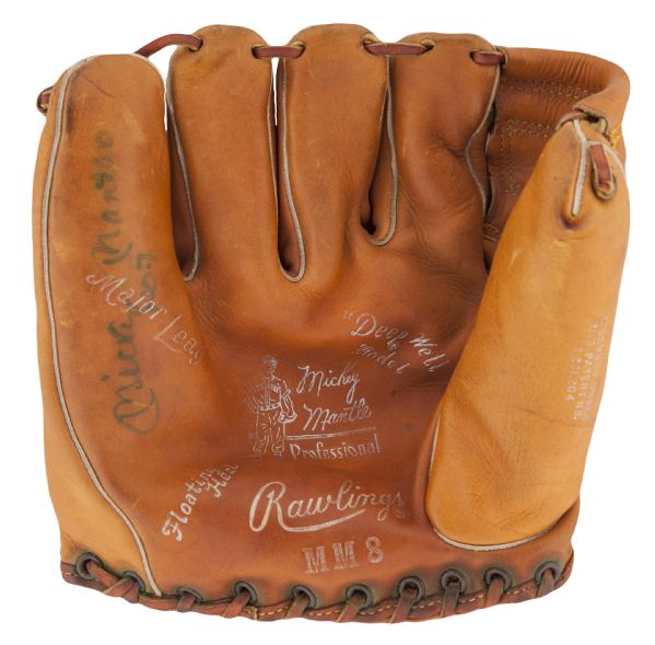 Mickey Mantle Signed Glove