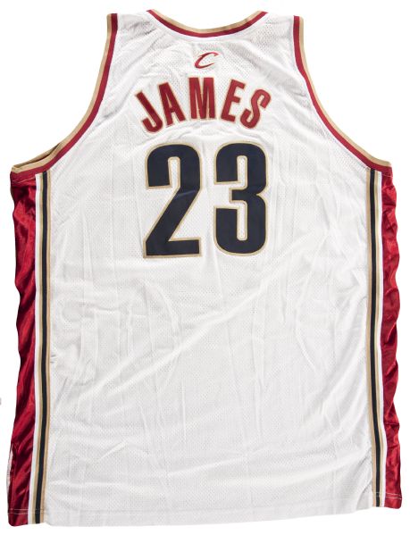Lebron James Signed Rookie 2003-04 Cavaliers Game Issued Jersey