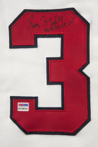 Lot Detail - Greg Maddux 1996 Atlanta Braves Game Used & Autographed Home  Jersey