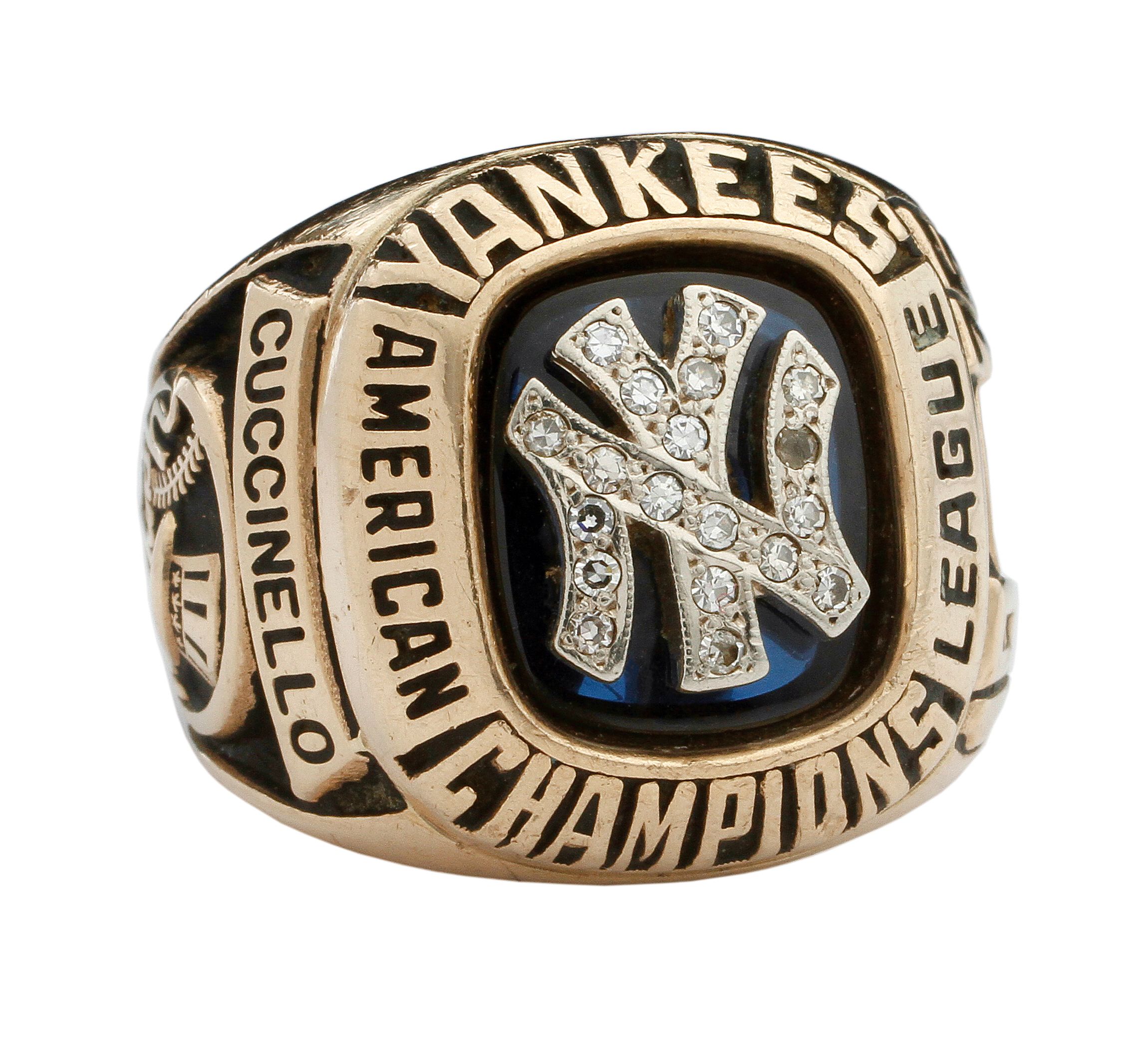 Lot Detail - 1976 New York Yankees American League Championship Ring