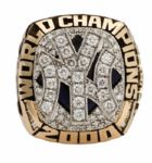 Jim Leyritzs Personal 2000 New York Yankees World Series Ring (First and Only Player Ring Ever Offered for Public Sale. Leyritz LOA)