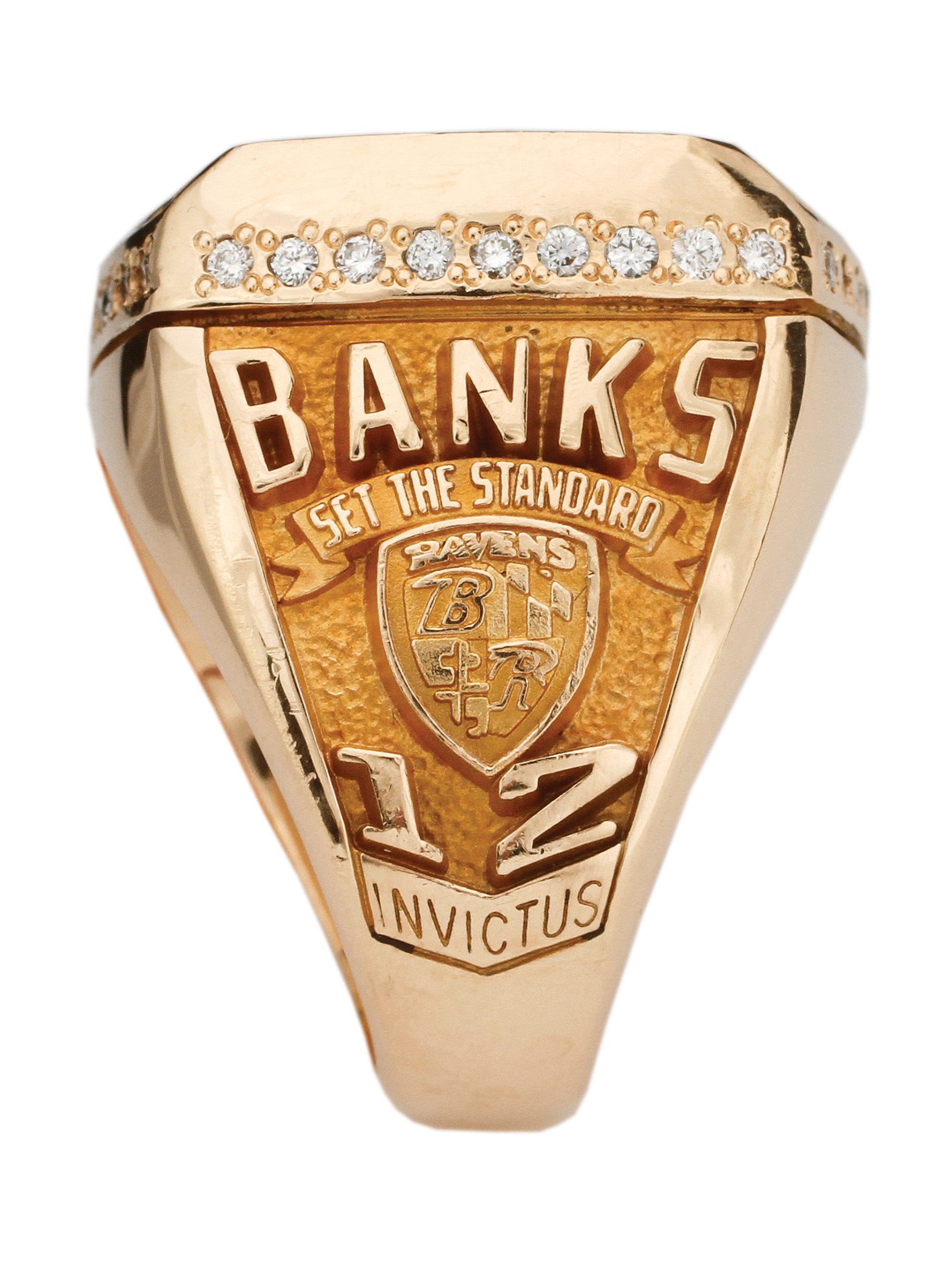 Lot Detail - Tony Banks’ 2000 Baltimore Ravens Super Bowl XXXV Champions Player Ring ...