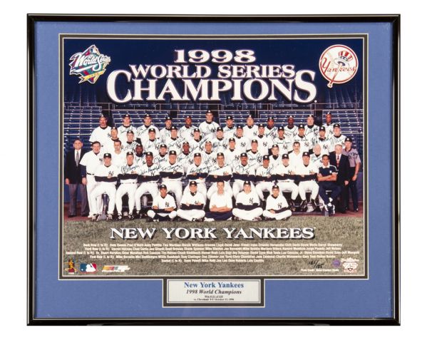 Lot Detail - 1998 New York Yankees World Series Champions Team