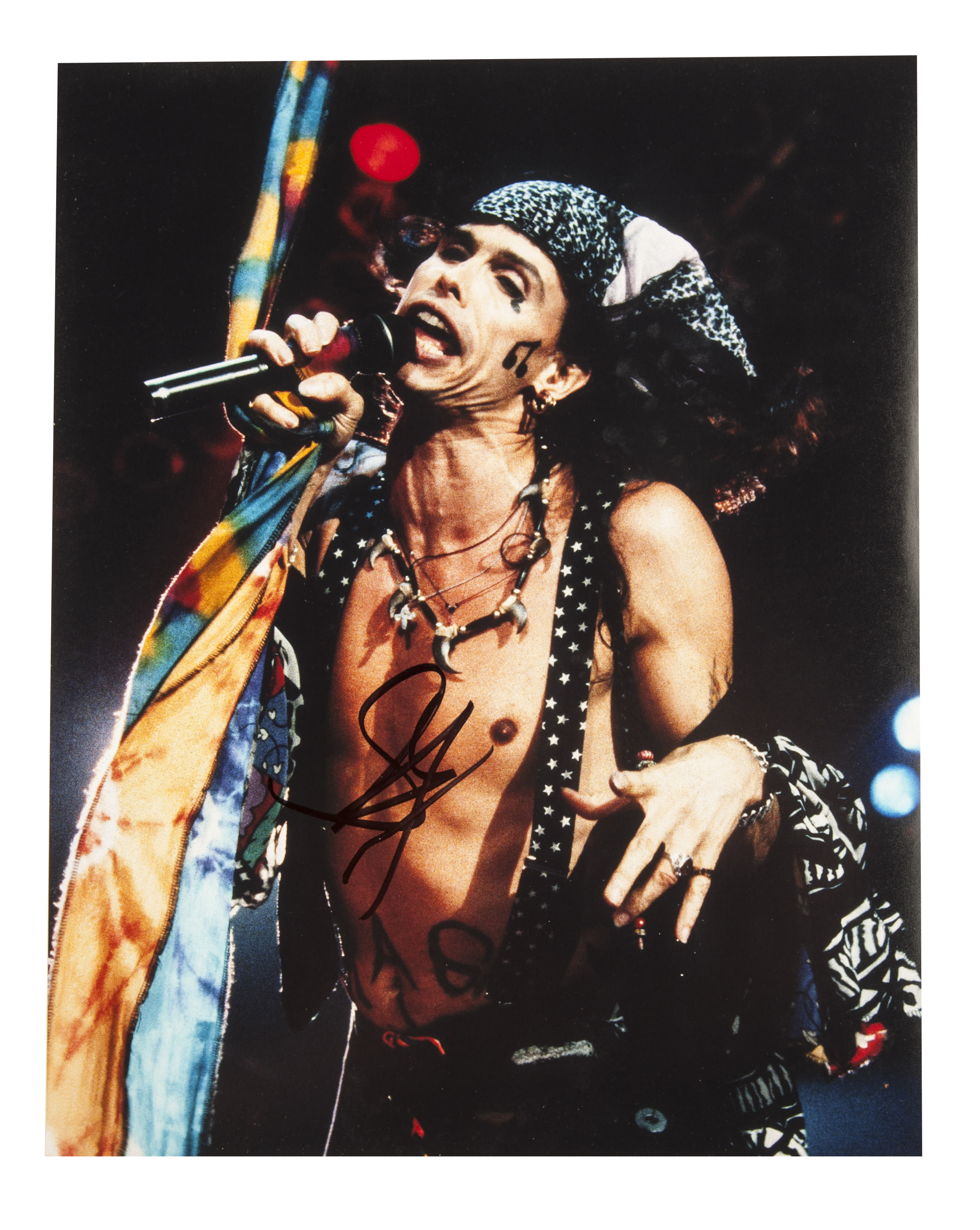 Steven Tyler Autographed Collection of (6) .