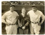 Incredible 1927 Babe Ruth and Lou Gehrig Dual Signed and Personalized Oversized Photo (Inscribed to Their Batboy!)