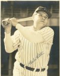 Tremendous Babe Ruth Signed 8x10 Photograph  (PSA/DNA 10)