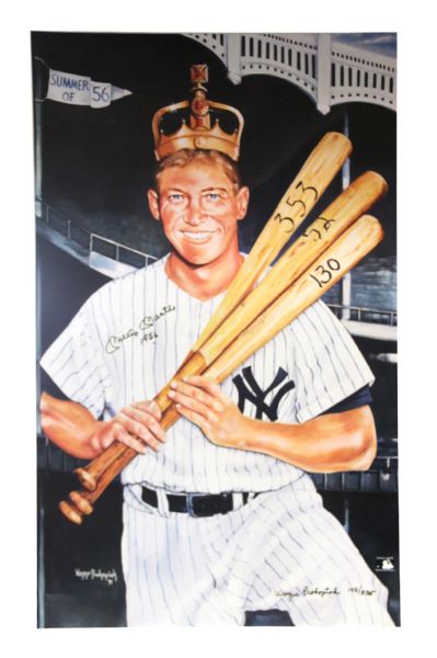 Mickey Mantle's 1956 Triple Crown Yankees jersey up for auction